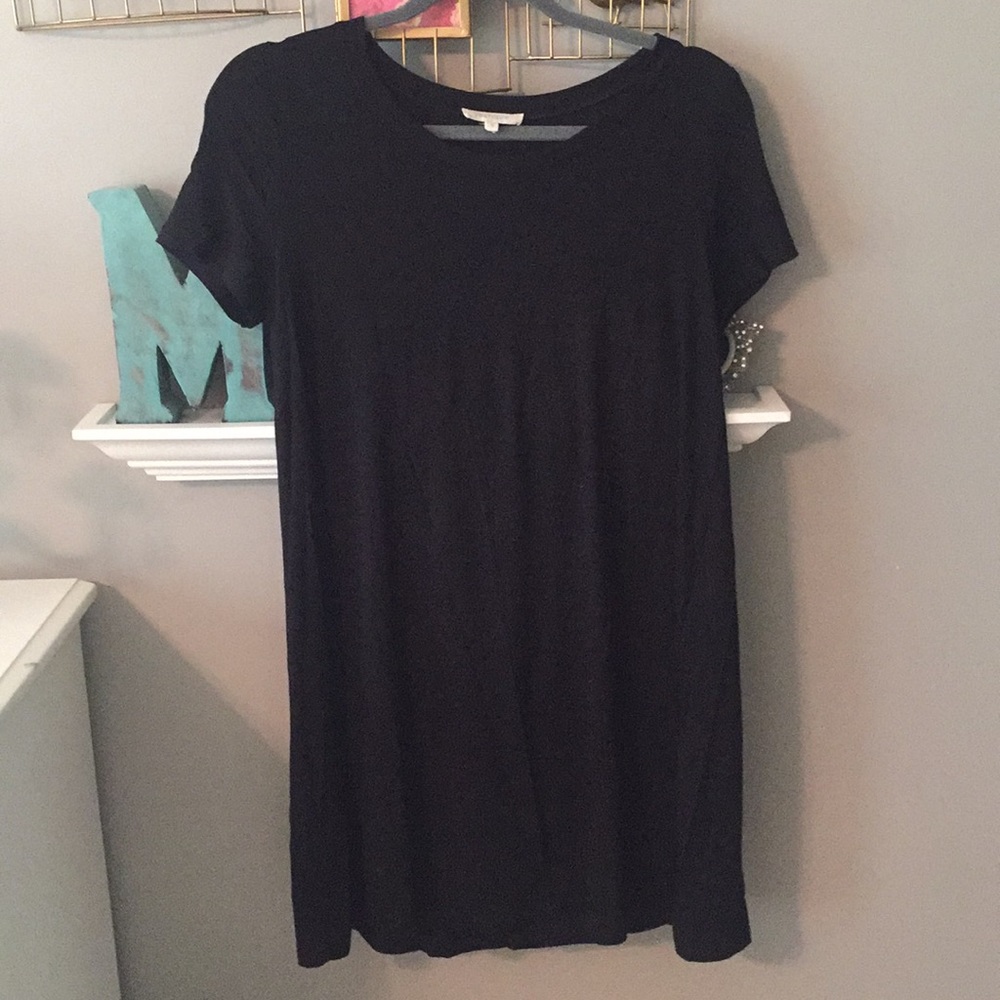 Black t-shirt dress